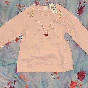 Baby gap reindeer sweatshirt
